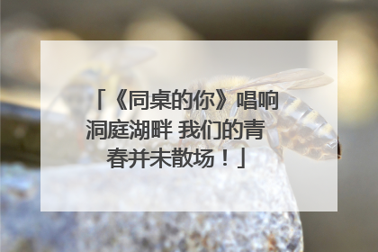 《同桌的你》唱响洞庭湖畔 我们的青春并未散场！