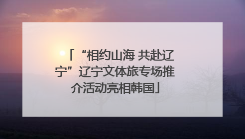 “相约山海 共赴辽宁”辽宁文体旅专场推介活动亮相韩国