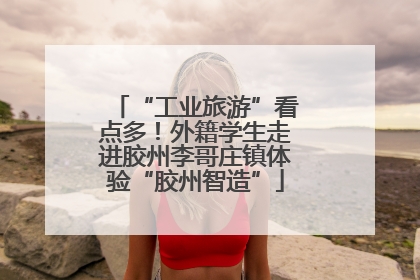 “工业旅游”看点多！外籍学生走进胶州李哥庄镇体验“胶州智造”