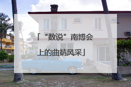 “数说”南博会上的曲靖风采