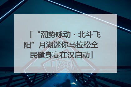 “潮势咏动・北斗飞阳”月湖迷你马拉松全民健身赛在汉启动