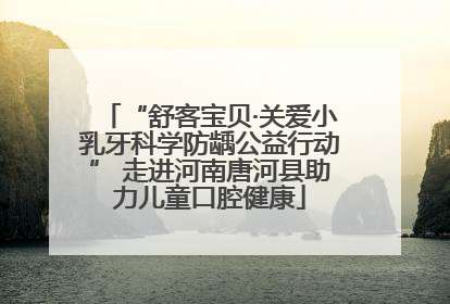 “舒客宝贝·关爱小乳牙科学防龋公益行动” 走进河南唐河县助力儿童口腔健康