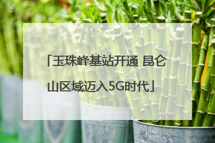 玉珠峰基站开通 昆仑山区域迈入5G时代