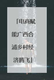 电商赋能广西合浦乡村经济腾飞