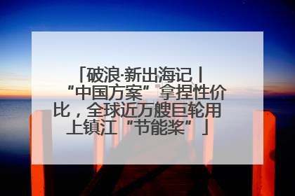 破浪·新出海记丨 “中国方案”拿捏性价比，全球近万艘巨轮用上镇江“节能桨”