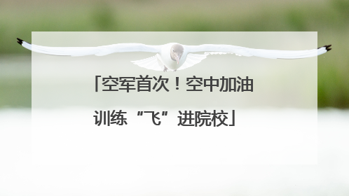 空军首次！空中加油训练“飞”进院校