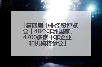 第四届中非经贸博览会丨48个非洲国家、4700多家中非企业和机构将参会