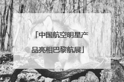 中国航空明星产品亮相巴黎航展