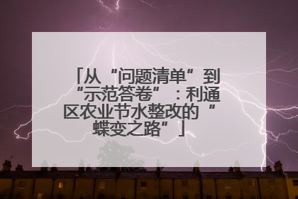 从“问题清单”到“示范答卷”：利通区农业节水整改的“蝶变之路”