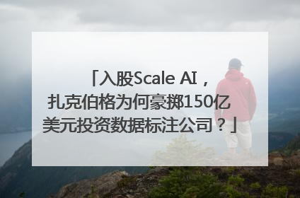入股Scale AI，扎克伯格为何豪掷150亿美元投资数据标注公司？