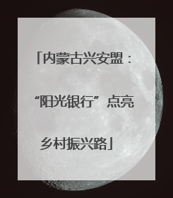 内蒙古兴安盟：“阳光银行”点亮乡村振兴路