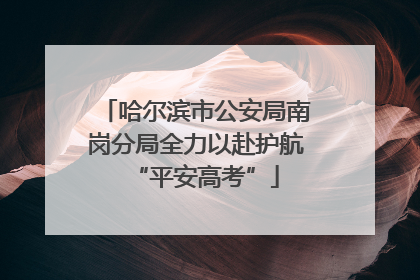 哈尔滨市公安局南岗分局全力以赴护航“平安高考”