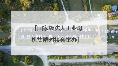 国家级沈大工业母机集群对接会举办