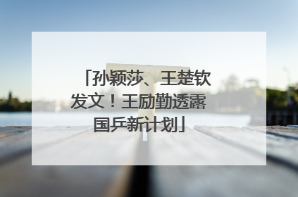 孙颖莎、王楚钦发文！王励勤透露国乒新计划