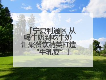 宁夏利通区 从喝牛奶到吃牛奶 汇聚餐饮精英打造“牛乳宴”