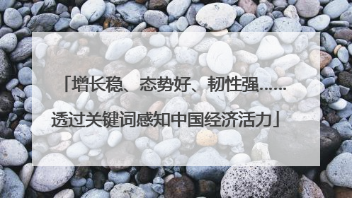 增长稳、态势好、韧性强……透过关键词感知中国经济活力