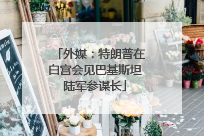 外媒：特朗普在白宫会见巴基斯坦陆军参谋长