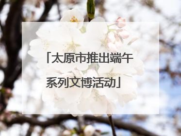 太原市推出端午系列文博活动