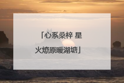 心系桑梓 星火燎原暖湖塘