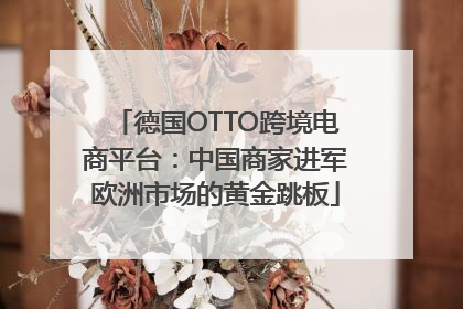 德国OTTO跨境电商平台：中国商家进军欧洲市场的黄金跳板
