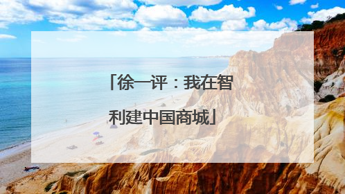 徐一评：我在智利建中国商城