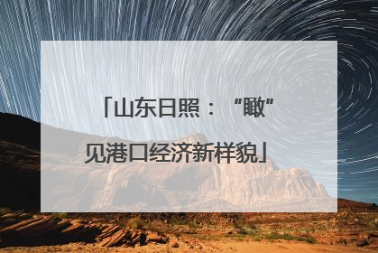 山东日照：“瞰”见港口经济新样貌
