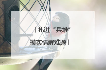 扎进“兵堆”摸实情解难题