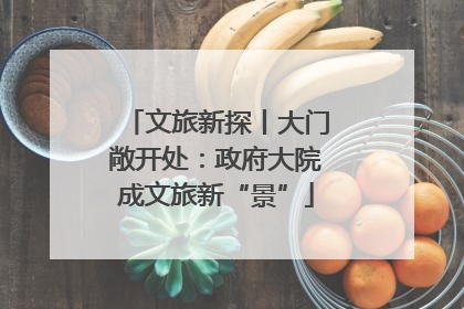 文旅新探丨大门敞开处：政府大院成文旅新“景”