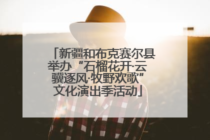 新疆和布克赛尔县举办“石榴花开·云骥逐风·牧野欢歌”文化演出季活动