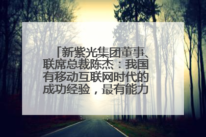 新紫光集团董事、联席总裁陈杰：我国有移动互联网时代的成功经验，最有能力做好AI应用创新