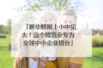 新华鲜报丨小中见大！这个博览会专为全球中小企业搭台