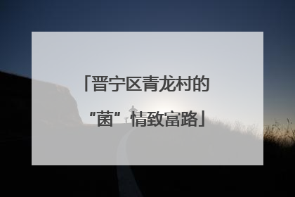晋宁区青龙村的“菌”情致富路