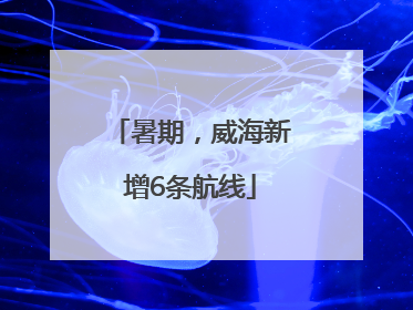 暑期，威海新增6条航线