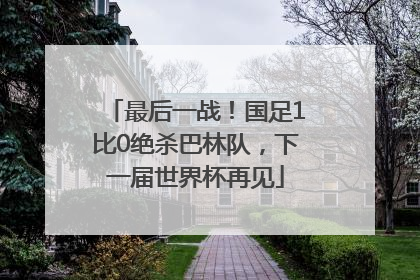 最后一战！国足1比0绝杀巴林队，下一届世界杯再见