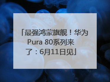 最强鸿蒙旗舰！华为Pura 80系列来了：6月11日见