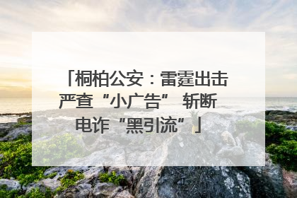 桐柏公安：雷霆出击严查“小广告” 斩断电诈“黑引流”