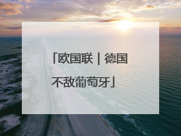 欧国联｜德国不敌葡萄牙