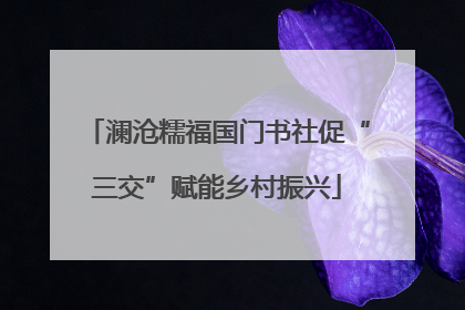 澜沧糯福国门书社促“三交”赋能乡村振兴