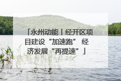 永州动能丨经开区项目建设“加速跑” 经济发展“再提速”