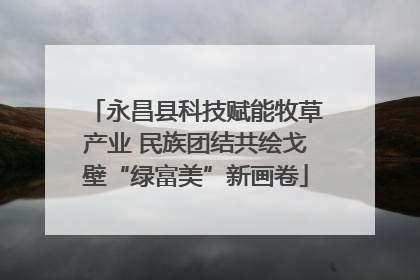 永昌县科技赋能牧草产业 民族团结共绘戈壁“绿富美”新画卷