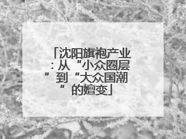 沈阳旗袍产业：从“小众圈层”到“大众国潮”的嬗变