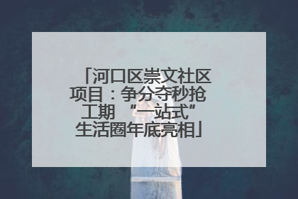 河口区崇文社区项目：争分夺秒抢工期 “一站式”生活圈年底亮相