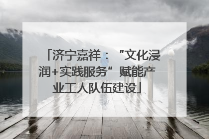 济宁嘉祥：“文化浸润+实践服务”赋能产业工人队伍建设