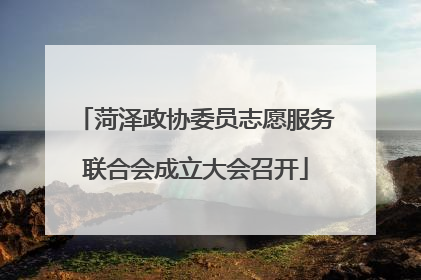 菏泽政协委员志愿服务联合会成立大会召开