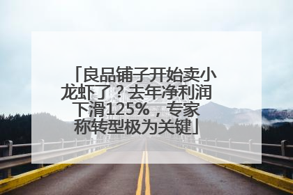 良品铺子开始卖小龙虾了？去年净利润下滑125%，专家称转型极为关键