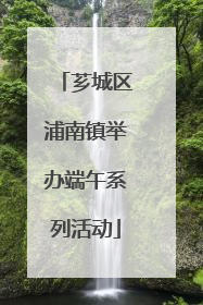 芗城区浦南镇举办端午系列活动