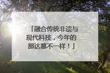 融合传统非遗与现代科技，今年的那达慕不一样！