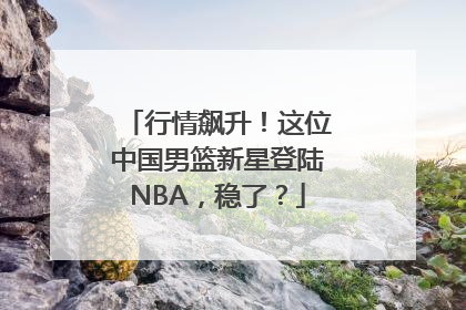 行情飙升！这位中国男篮新星登陆NBA，稳了？