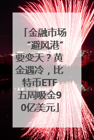 金融市场“避风港”要变天？黄金遇冷，比特币ETF五周吸金90亿美元