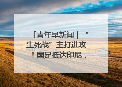 青年早新闻｜“生死战”主打进攻！国足抵达印尼，主教练发声